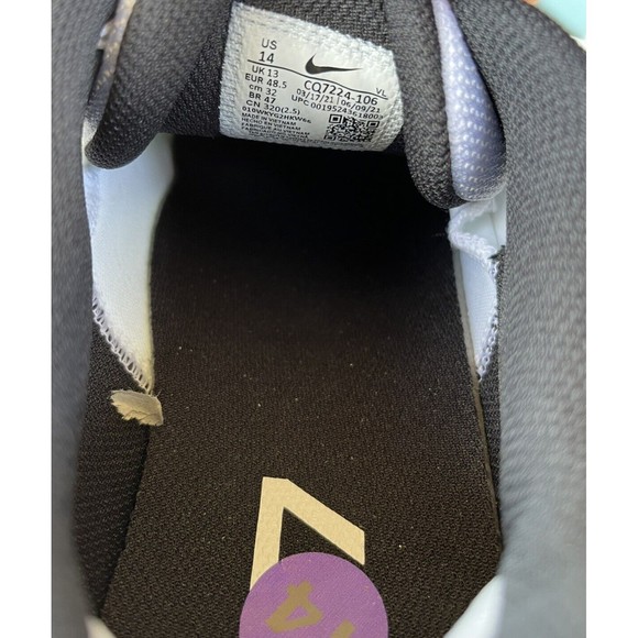 Nike Force Zoom Trout 7 Pro White/Gold Baseball Cleats Men’s Size 14 CQ7224-106 - Picture 11 of 11